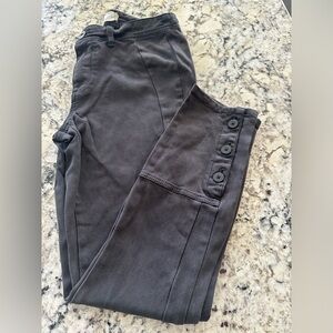 Anthropologie pants with button detail